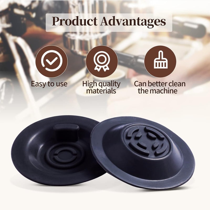 Abeskch 58mm Espresso Backflush Cleaning Disc For Breville Espresso Machines BES980XL/ BES990/ BES900XL/ BES920XL (2 Pack) - Image 5